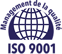 ISO 9001 — Certifié depuis 2013